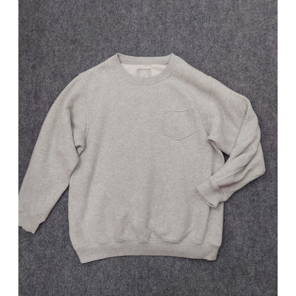 AERIE Sweatshirt Womens XS Gray Pocket Oversized Fleece Cozy Soft Athleisure